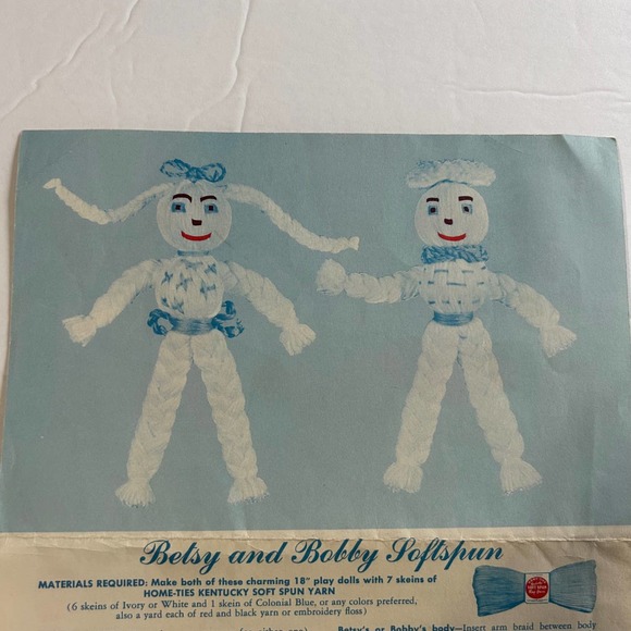 Vintage Knit/Crochet Plush and Doll Patterns Lot of 4 HTF RARE - Picture 3 of 10